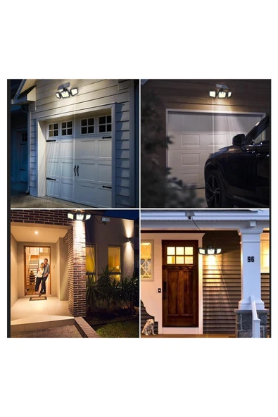Greentech Güneş Enerjili Hareket Sensörlü, 3 Taraflı 171 Cob Led Aydınlatma / GT-SL15 - 2