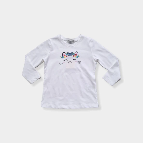Edelweiss Beyaz Kız Çocuk Tshirt - 3