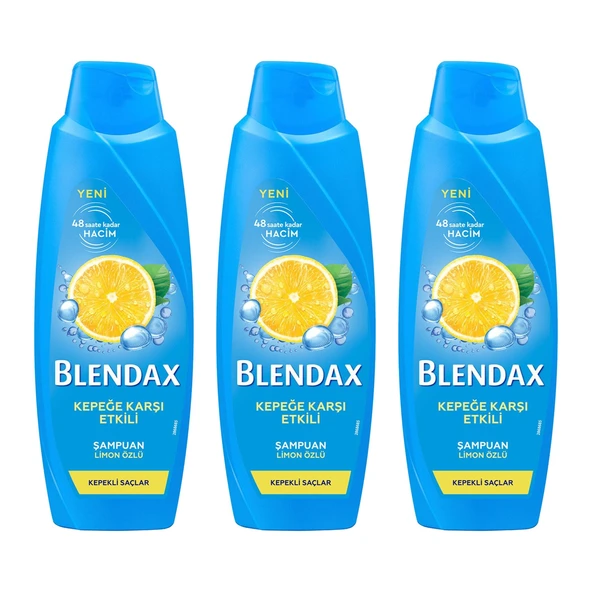 Blendax Kepeğe Karşı Etkili Şampuan 500 Ml x 3 Adet