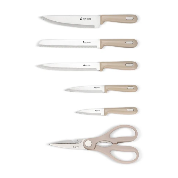 Aryıldız Akron 7 Parça Blok Bıçak Seti 259993 - 4