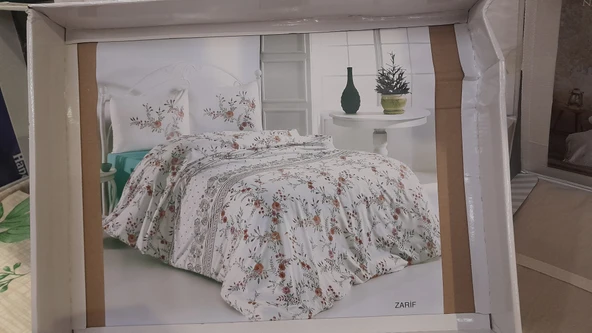 EFLATUN ÇİFT KİŞİLİK NEVRESİM TAKIMI ZARİF ürün görseli