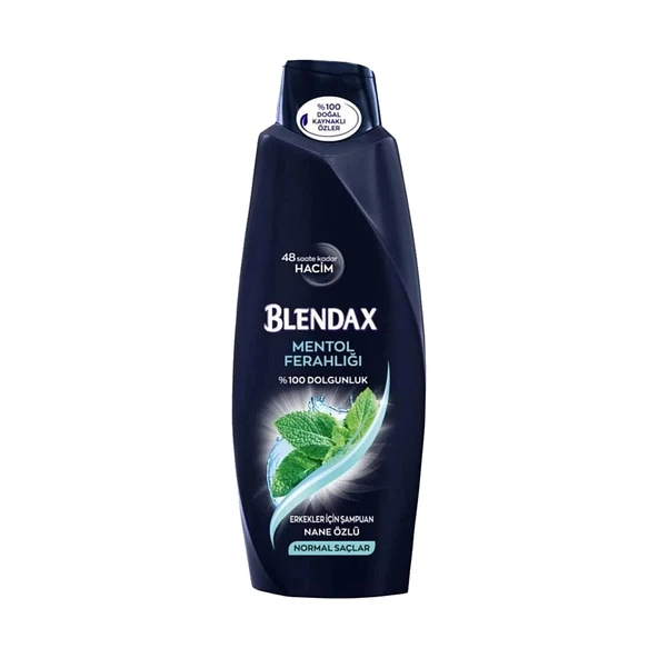 Blendax Şampuan Mentol Ferahlığı 500 ml x 3 Adet - 2