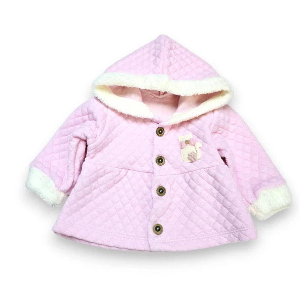 Kapüşonlu Kız Bebek Takım - 3