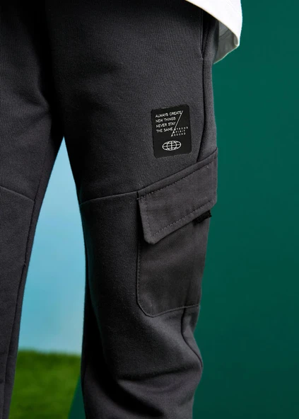 Mayoral Erkek Çocuk Cepli Jogger Eşofman Altı - 5
