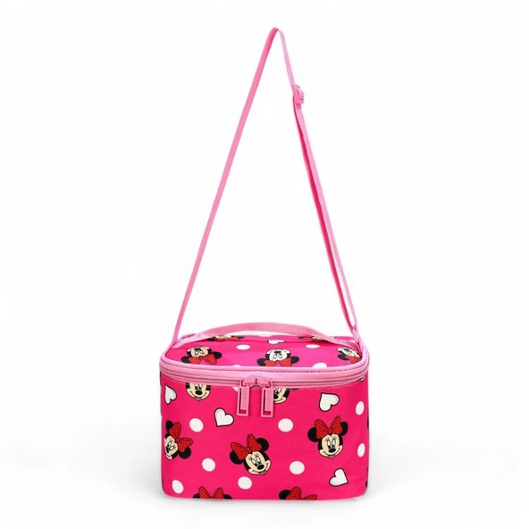 İlkokul Çantası 3'lü Takım Beslenme Çantası Kalemlik 42*30 Cm Kız Çocuk Okul Çantası Minie - Resim 9