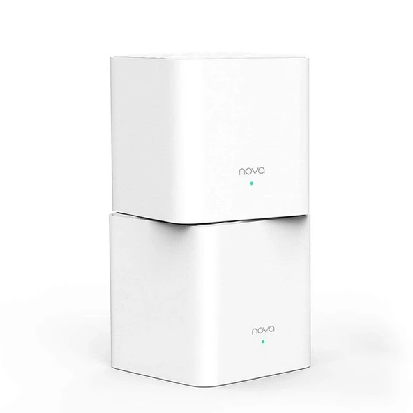 <![CDATA[TENDA NOVA MW3-2 1200mbps AC1200 Dual Band Mesafe Genişletici EV Ofis Tipi Mesh Router 2li Paket]]>