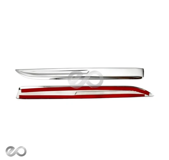 Renault Megane 4 Krom Yan Çamurluk 2 Parça 2016-2020 Model Arası Uyumlu P.Çelik - Resim 5