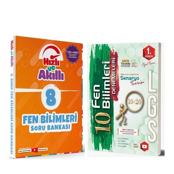 Tammat Yayıncılık 8. Sınıf Fen Bilimleri Soru Bankası ve Tanım Özel Baskı 10 Deneme Seti 2 Kitap