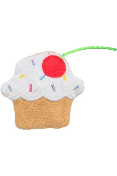 Trixie Kedi Oyuncağı, Dondurma ve Kek Şeklinde, Peluş, Kediotlu 7cm - 5