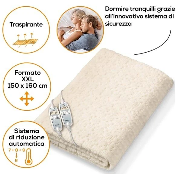 Beurer UB 86 Konforlu Large Geniş Isıtmalı Yatak altı Çift Kişilik - 4