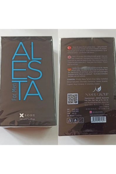 Soshe Alesta Erkek Parfüm 100 ml (FOR MEN) Sevgililer Günü Özel - 2