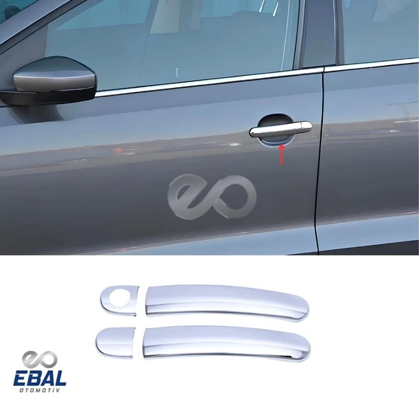Vw Polo Krom Kapı Kolu 2 Kapı 2009-2017 Arası P. Çelik