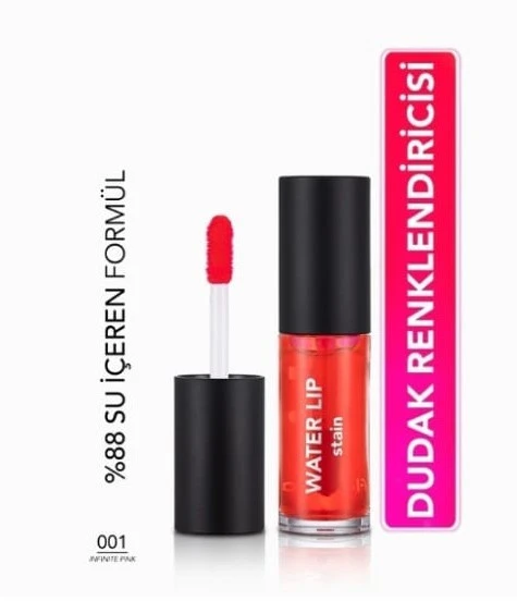 Flormar Water Lip Stain 001 Infinite Pink - 4