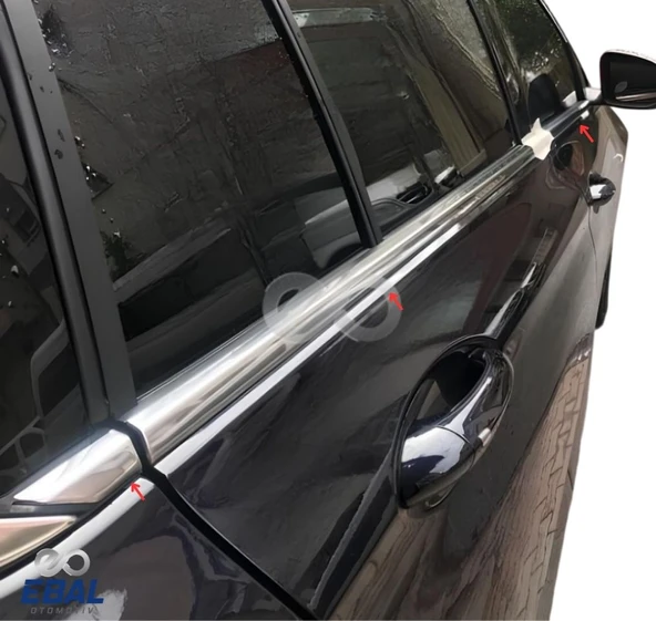 Opel Insignia Krom Alt Cam Çıtası 6 Parça 2017 Ve Üzeri Paslanmaz Çelik - Resim 3