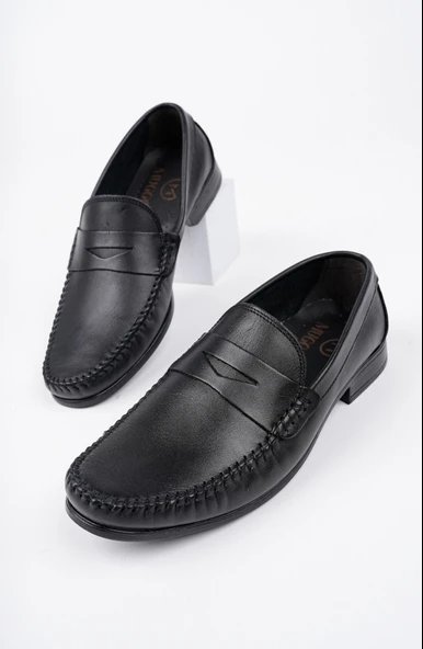 Muggo ENZO Garantili Klasik Hakiki Deri Günlük Erkek Ayakkabı - 11