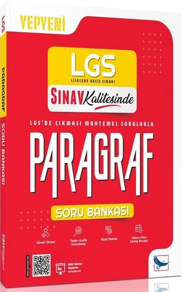 8. Sınıf LGS Paragraf Sınav Kalitesinde Soru Bankası Sınav Yayınları