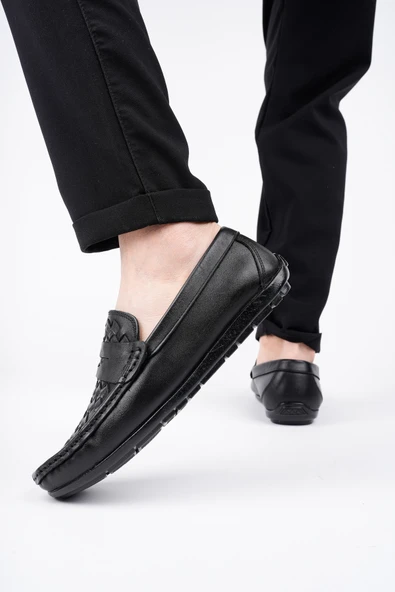 Muggo WOLTZ Garantili Klasik Hakiki Deri Günlük Erkek Ayakkabı - 7