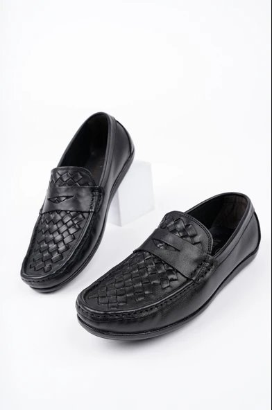 Muggo WOLTZ Garantili Klasik Hakiki Deri Günlük Erkek Ayakkabı - 2