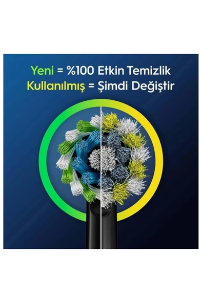 Oral-B Pro Cross Action X-filament Siyah Şarjlı Diş Fırçası Yedek Başlığı 4 Ade - 5