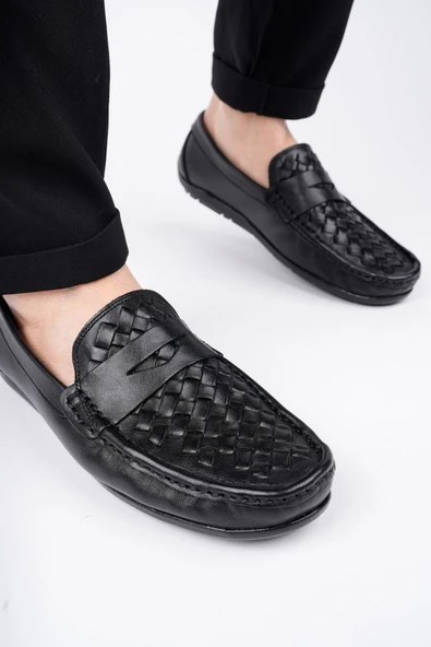 Muggo WOLTZ Garantili Klasik Hakiki Deri Günlük Erkek Ayakkabı - 8