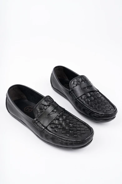 Muggo WOLTZ Garantili Klasik Hakiki Deri Günlük Erkek Ayakkabı - 3