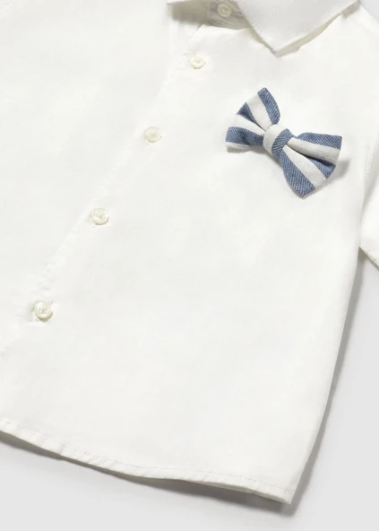 Mayoral Erkek Bebek Askılı Şort Takım - Resim 4