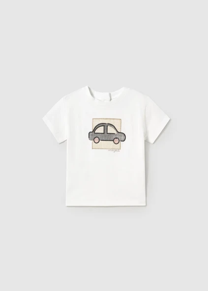 Mayoral Erkek Bebek Arabalı Tshirt