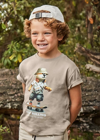 Mayoral Erkek Çocuk Baskılı Tshirt