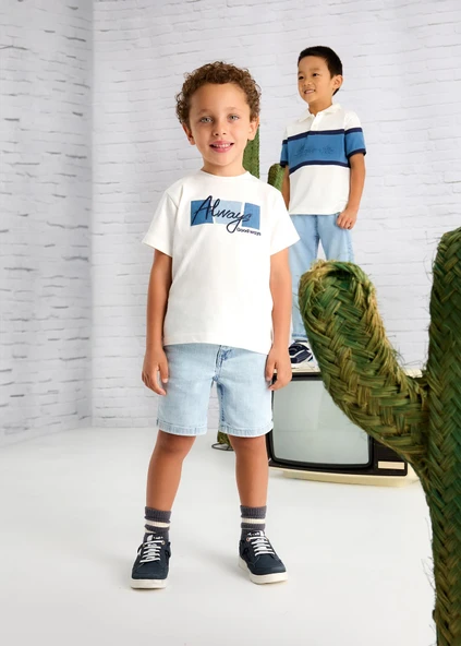 Mayoral Erkek Çocuk Baskılı Tshirt