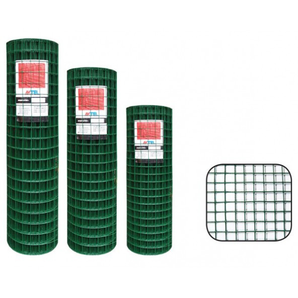 Yeşil Tel Puntalı PVC Kaplı 100 cm (12x12)