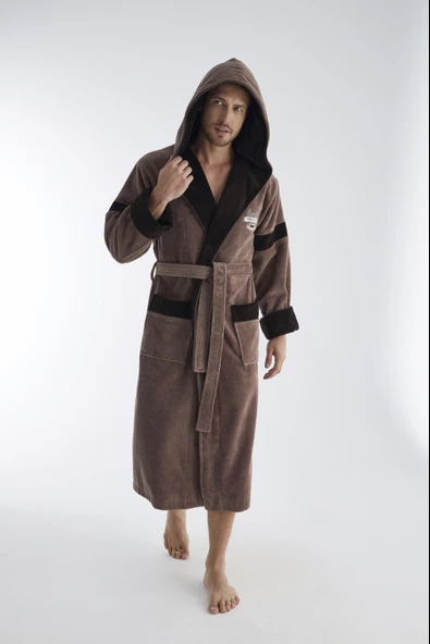 LEGEND Nakış Triga Bukle  Bambu Cotton Erkek Bornoz