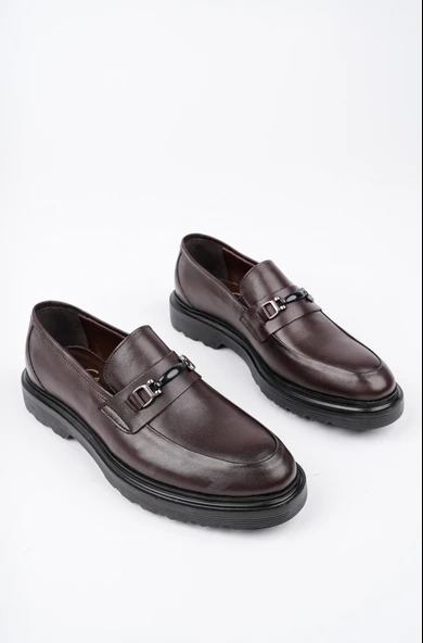 Muggo FABREGAS Hakiki Deri Klasik Günlük Ortopedik Erkek Ayakkabı - 2