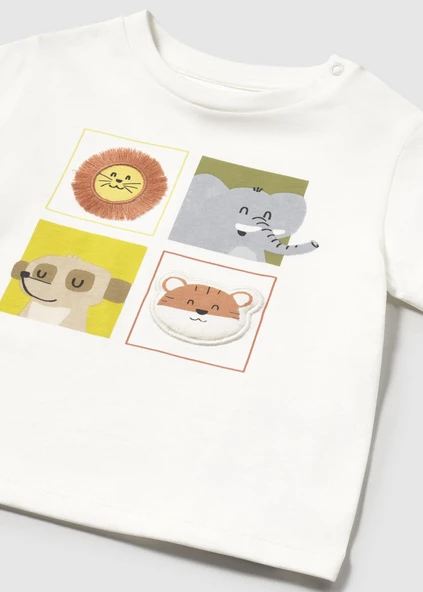Mayoral Erkek Bebek Baskılı Tshirt - 3