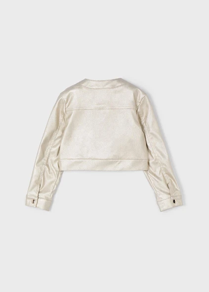 Mayoral Kız Çocuk Deri Ceket - 3