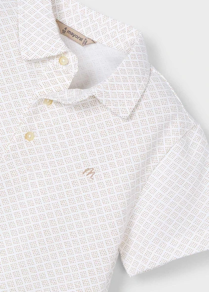 Mayoral Erkek Çocuk Baskılı Yakalı Tshirt - 4