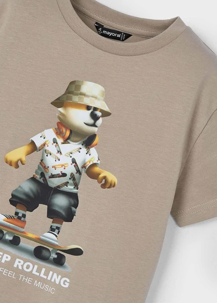 Mayoral Erkek Çocuk Baskılı Tshirt - 4