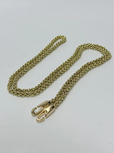 Çift Halkalı Çanta Askı Zinciri 120cm (Light Gold) - 2