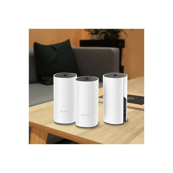 <![CDATA[TP-LINK DECO M4-3 AC1200 EV OFİS TİPİ MESH ROUTER 3-LÜ PAKET]]>
