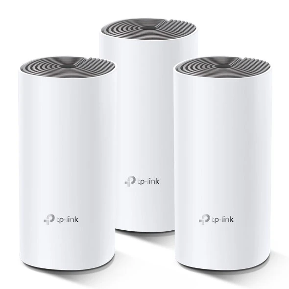<![CDATA[TP-LINK DECO E4-3 AC1200 Tüm Ev Mesh WiFi Router 3-lü paket]]>