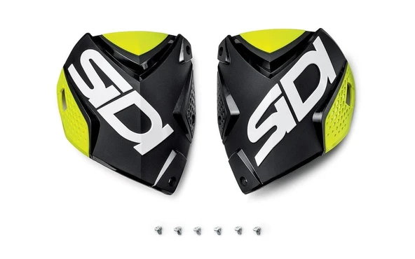 SIDI CROSSFIRE 2 ÜST PLASTİK SİYAH SARI