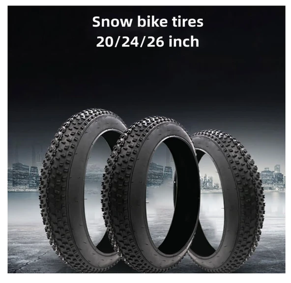 Algaride   Bisiklet Dış Lastik Fat Bike 24x4.0 Katlanabilir Elektrikli bisiklet Plaj bisikleti - 3