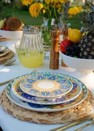 The Mia Limoncello Pasta Tabağı 6'lı Set 19 cm LMN001