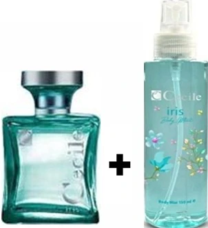 Cecile Iris Bayan Edt 100 Ml + iris Body mist Sprey 150 ml