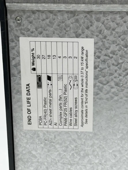 Schneider Altivar 71 Sürücü 5,5kW ATV71HU55N4Z 2.El - Resim 9