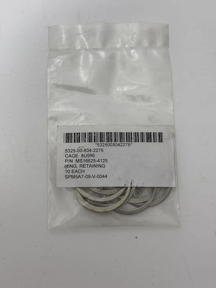 MS16625-4125 Paslanmaz Çelik Segman 10 Adet