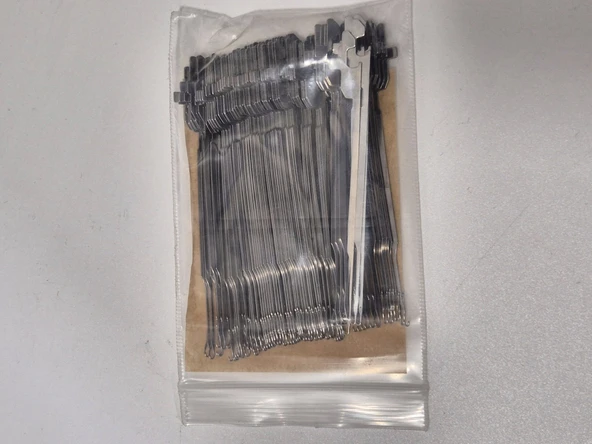 Ginvee SZ01 74.80L 18G Eldiven Örgü Makinesi Örgü İğnesi 100 Adet - Resim 4