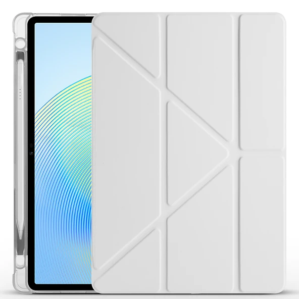 Honor Pad X8A Kılıf Tri Folding Kalem Bölmeli Standlı Kılıf - 8