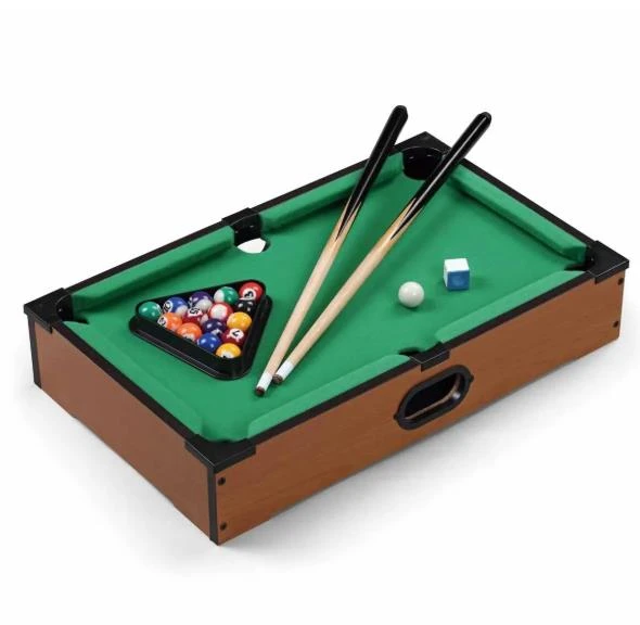 Sunman Masaüstü Ahşap Orta Boy Bilardo Kolay Kurulum 51X31X9.3CM - 2