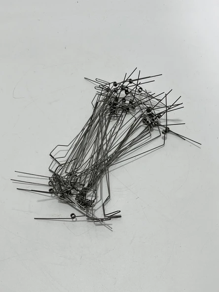 Eldiven Örgü Makinesi İplik Gergisi Kelepçe Yayı 40 Adet