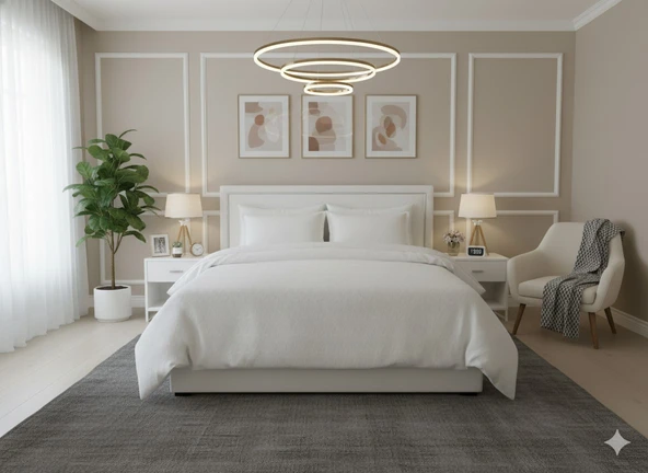 BAMBU SATEN NEVRESİM TAKIMI ÇİFT KİŞİLİK LANOTTE EKRU ürün görseli